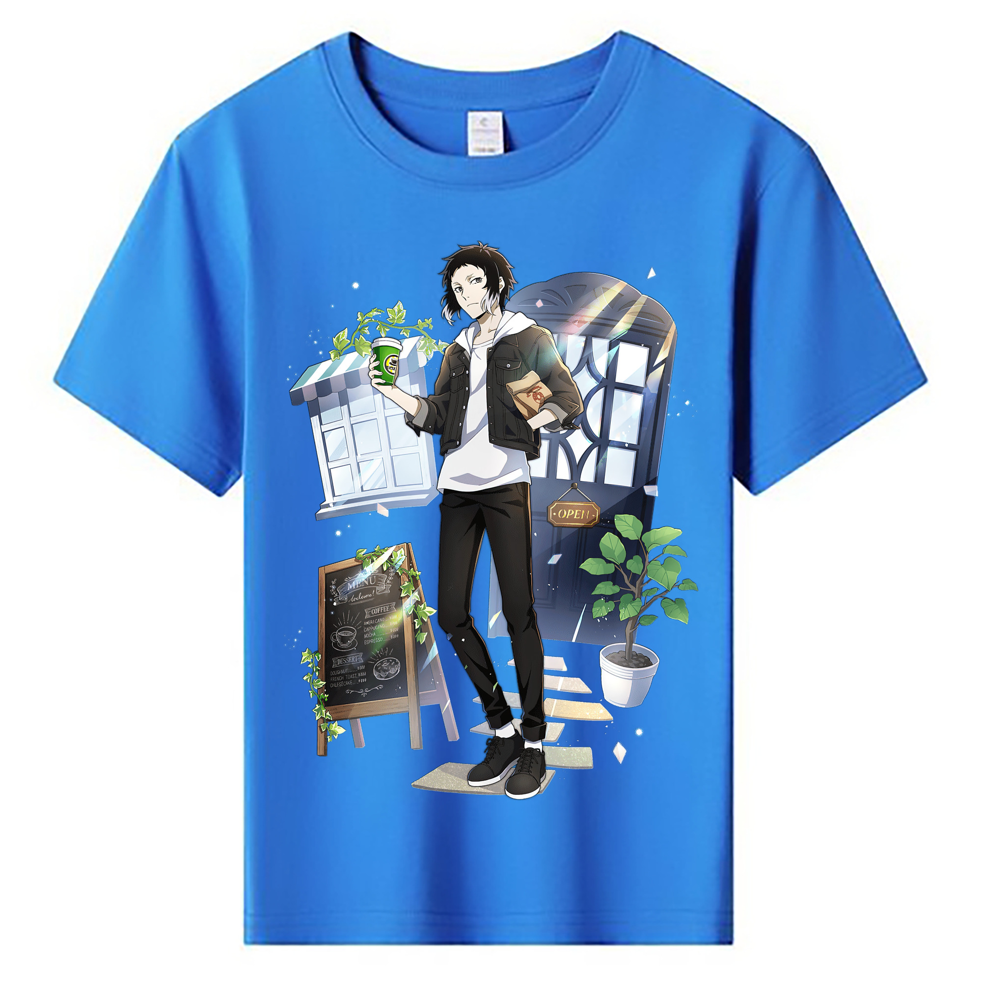 （画像用） 文豪ストレイドッグス Bungo Stray Dogs 綿100％キッズTシャツ（フロントプリント）